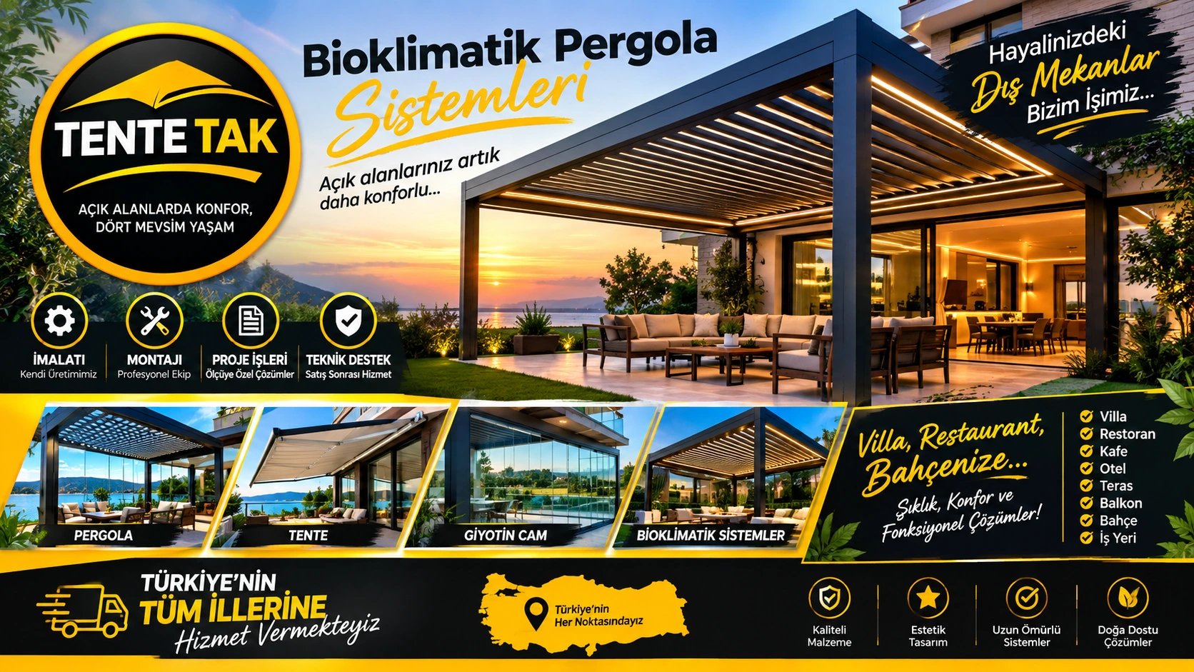 İstanbul BioKlimatik Pergola